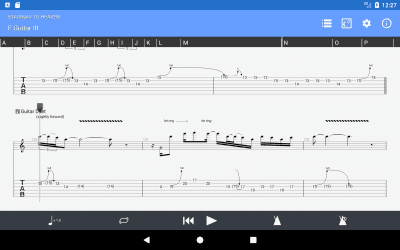 Screenshot of the application Guitar Pro - #8