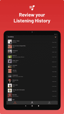Screenshot of the application Last.fm - #8