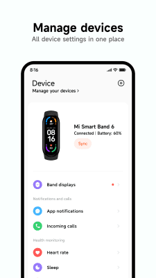 Screenshot of the application Mi Fitness (Xiaomi Wear) - #3