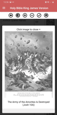 Screenshot of the application Holy Bible King James Version (Free) - #3