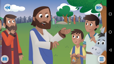 Screenshot of the application Bible for Kids: Stories with Animation for Kids - #6