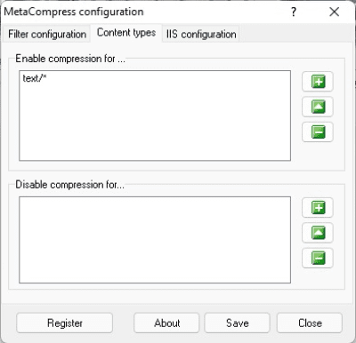 Screenshot of the application MetaCompress - #2