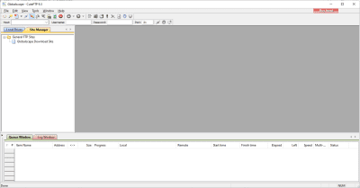 Screenshot of the application CuteFTP - #1