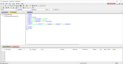 Screenshot of the application CuteFTP - #4