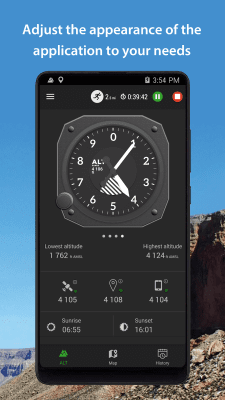Screenshot of the application Altimeter - Altimeter - #4
