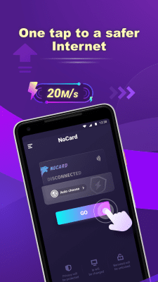 Screenshot of the application NoCard VPN - #1