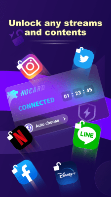 Screenshot of the application NoCard VPN - #4