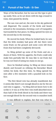 Screenshot of the application Moon+ Reader - #4