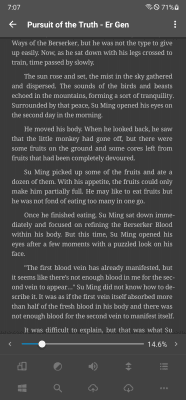 Screenshot of the application Moon+ Reader - #5