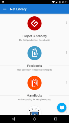 Screenshot of the application Moon+ Reader - #7