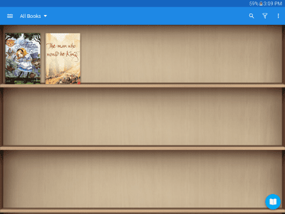 Screenshot of the application Moon+ Reader - #9