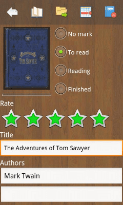 Screenshot of the application Cool Reader - #7