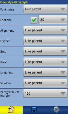 Screenshot of the application ZXReader - #3