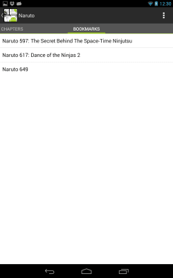 Screenshot of the application vReader - #4