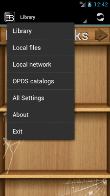 Screenshot of the application EBookDroid - #2