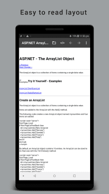 Screenshot of the application HTML Reader/ Viewer - #1