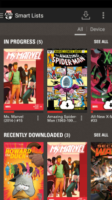 Screenshot of the application Marvel Comics - #2
