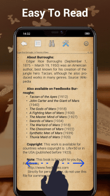 Screenshot of the application EBook Reader & Free ePub Books - #2