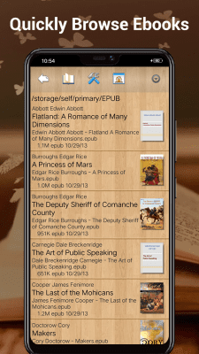 Screenshot of the application EBook Reader & Free ePub Books - #4