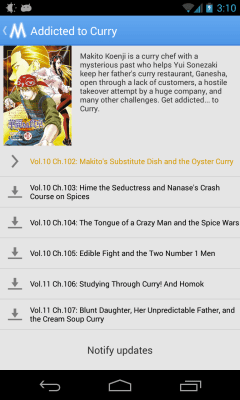 Screenshot of the application Manga Plus Reader - #13