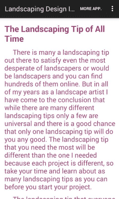 Screenshot of the application Landscaping Design Ideas - #7