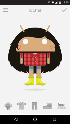 Screenshot of the application Androidify - #1