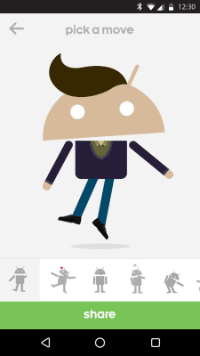 Screenshot of the application Androidify - #4