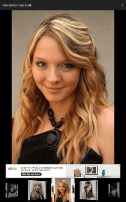 Screenshot of the application Hairstyles Book Idea - #6