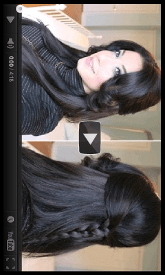 Screenshot of the application Beautiful Hairstyles - #6