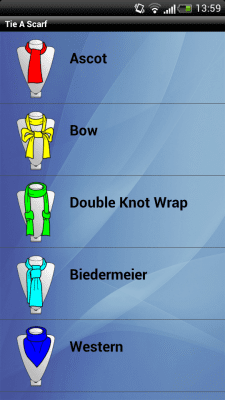 Screenshot of the application Scarf and Shawl Lite - #1