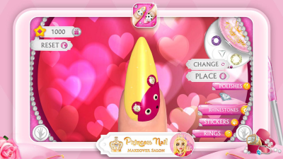 Screenshot of the application Nail Art - #5