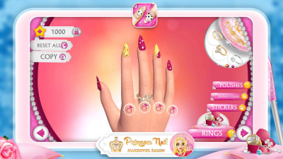 Screenshot of the application Nail Art - #6