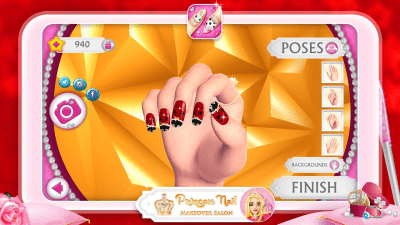 Screenshot of the application Nail Art - #9