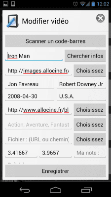 Screenshot of the application MyVideoZone - #4