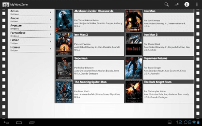 Screenshot of the application MyVideoZone - #6