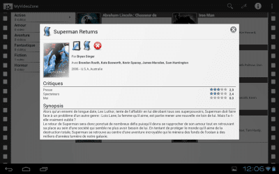 Screenshot of the application MyVideoZone - #7