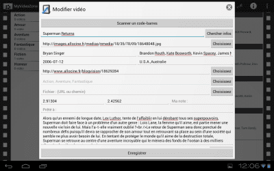 Screenshot of the application MyVideoZone - #8