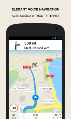 Screenshot of the application GPS Navigation & Maps – Scout - #2