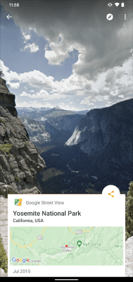 Screenshot of the application Google Street View - #3
