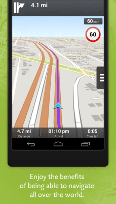 Screenshot of the application Wisepilot for XPERIA - #1