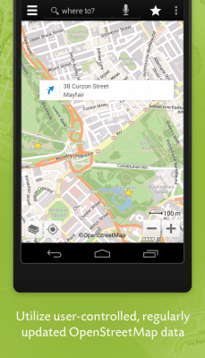 Screenshot of the application Wisepilot for XPERIA - #2