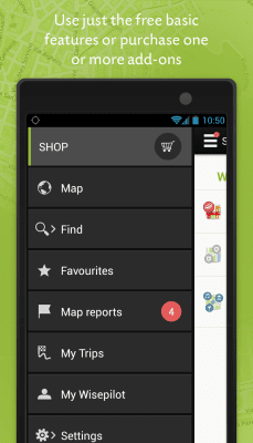 Screenshot of the application Wisepilot for XPERIA - #3
