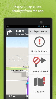 Screenshot of the application Wisepilot for XPERIA - #4