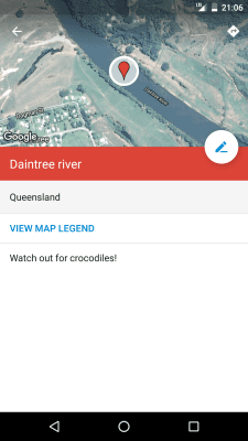 Screenshot of the application Google My Maps - #4