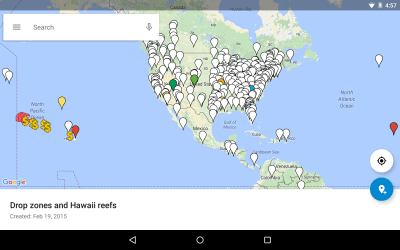 Screenshot of the application Google My Maps - #9