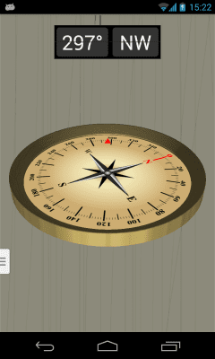 Screenshot of the application Precise Compass - #3