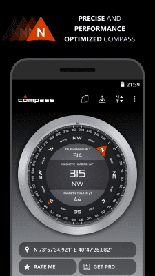 Screenshot of the application Gabenative Compass - #1