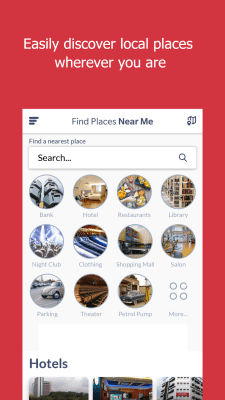 Screenshot of the application Find a place nearby - #1