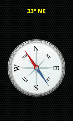 Screenshot of the application Droidware UK Compass - #1