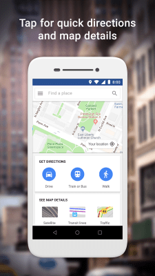 Screenshot of the application Google Maps Go - #1